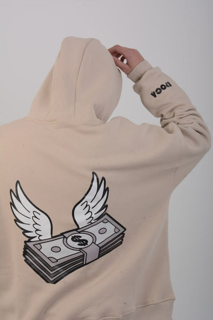 Rich one beige hoodie