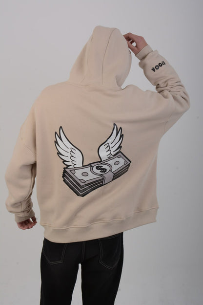 Rich one beige hoodie