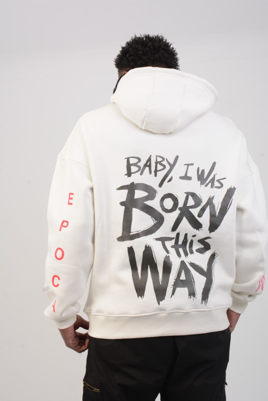 Loost boy white hoodie