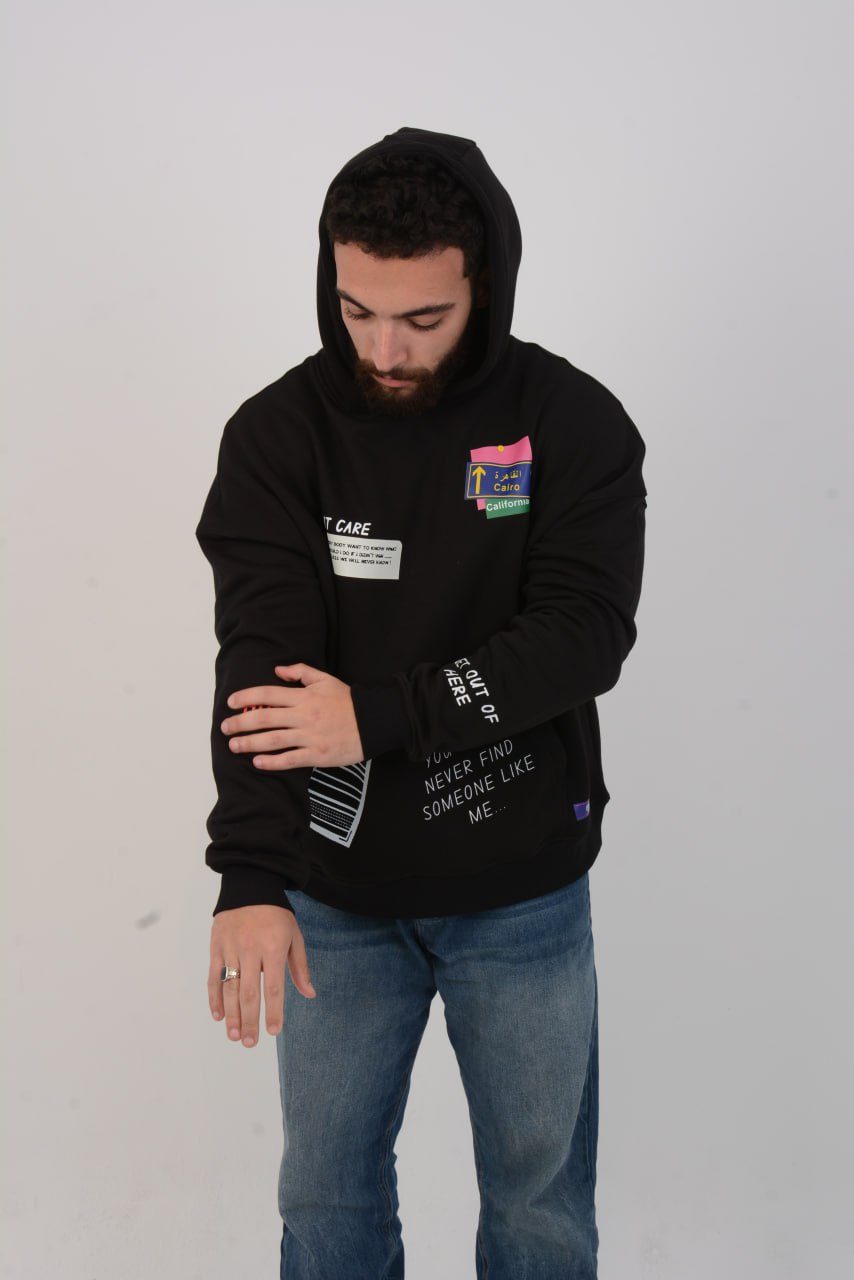 Cairo:California black hoodie