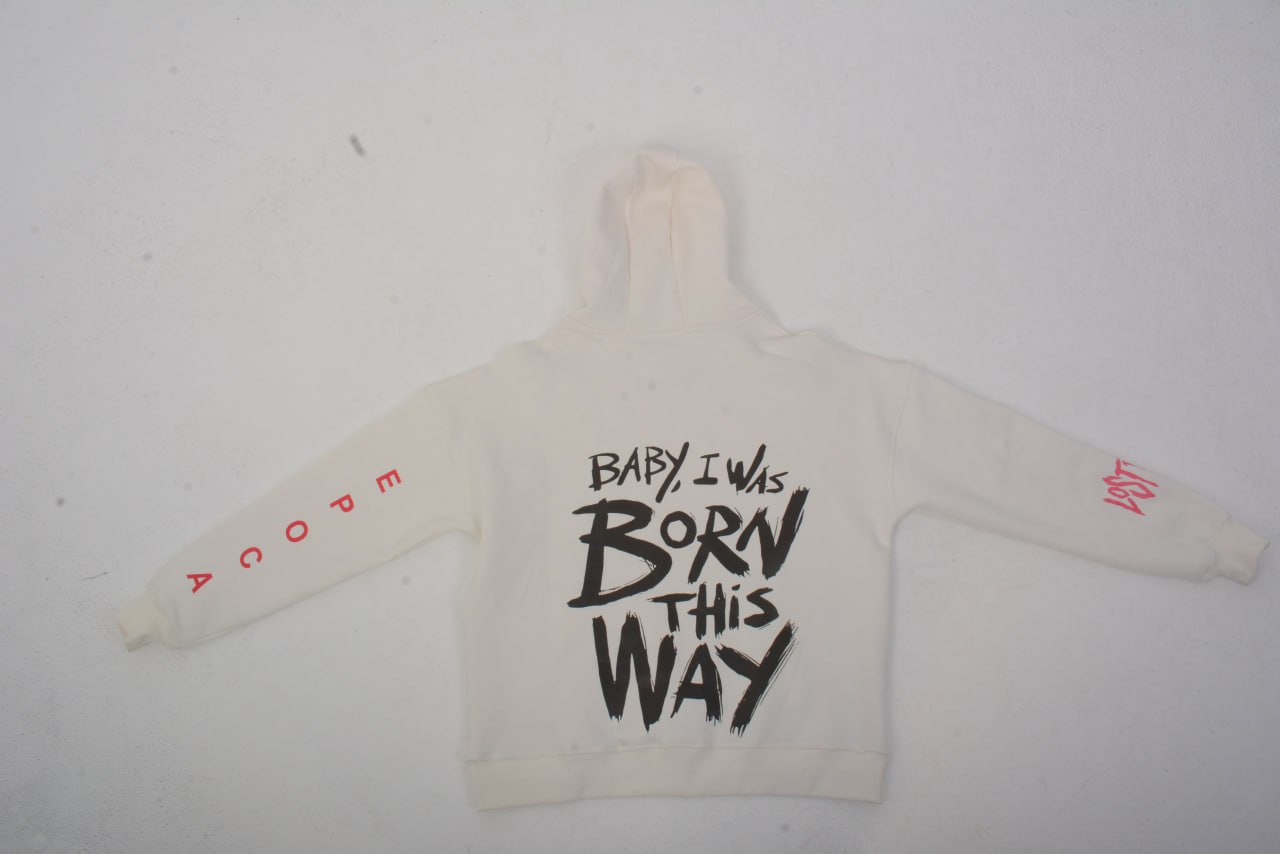 Loost boy white hoodie